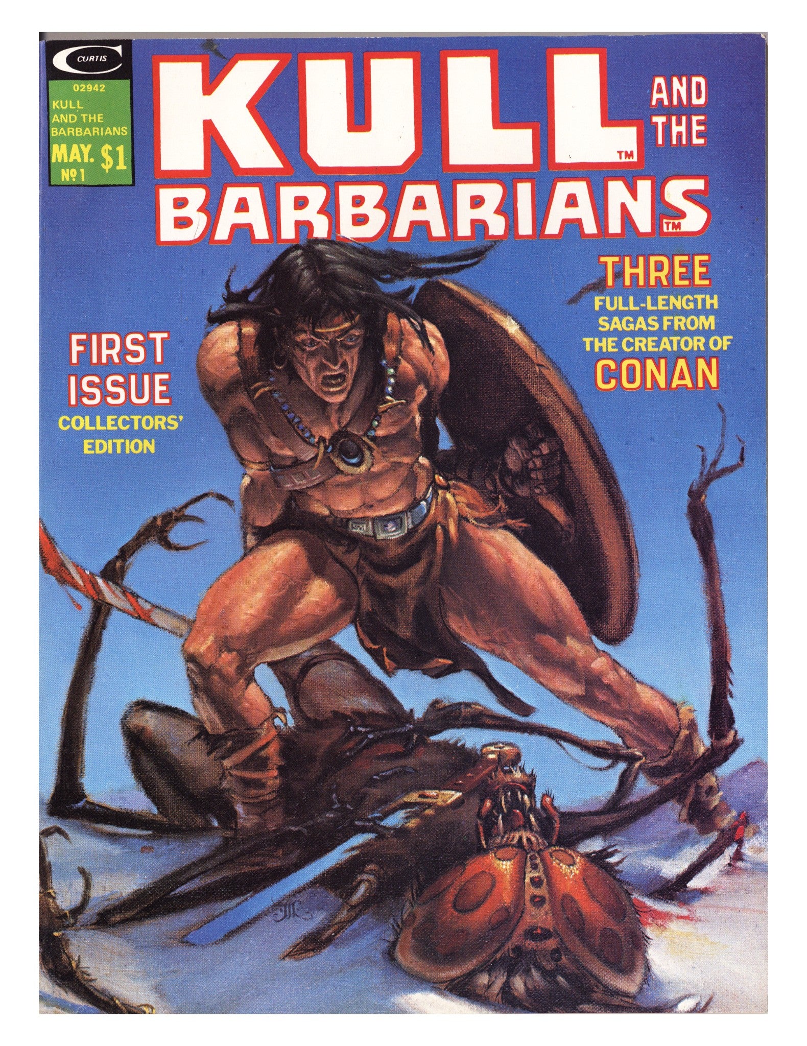 Kull and the Barbarians 1 VF+ (8.5) (1975) 