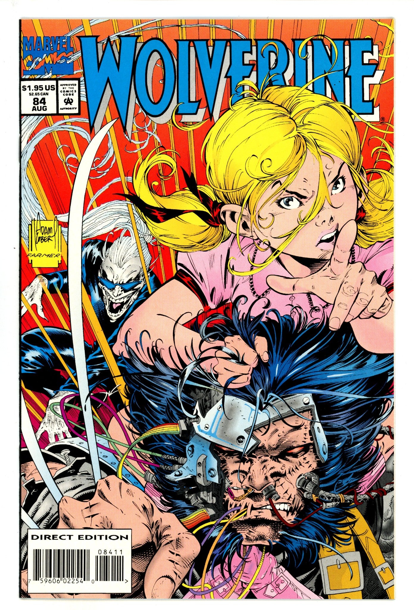 Wolverine Vol 2 84 NM- (9.2) (1994) 