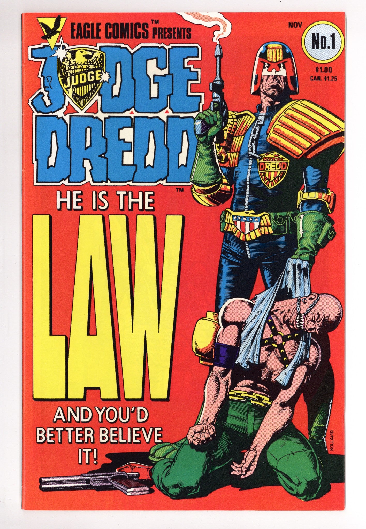 Judge Dredd Vol 1 1 VF+ (8.5) (1983) 