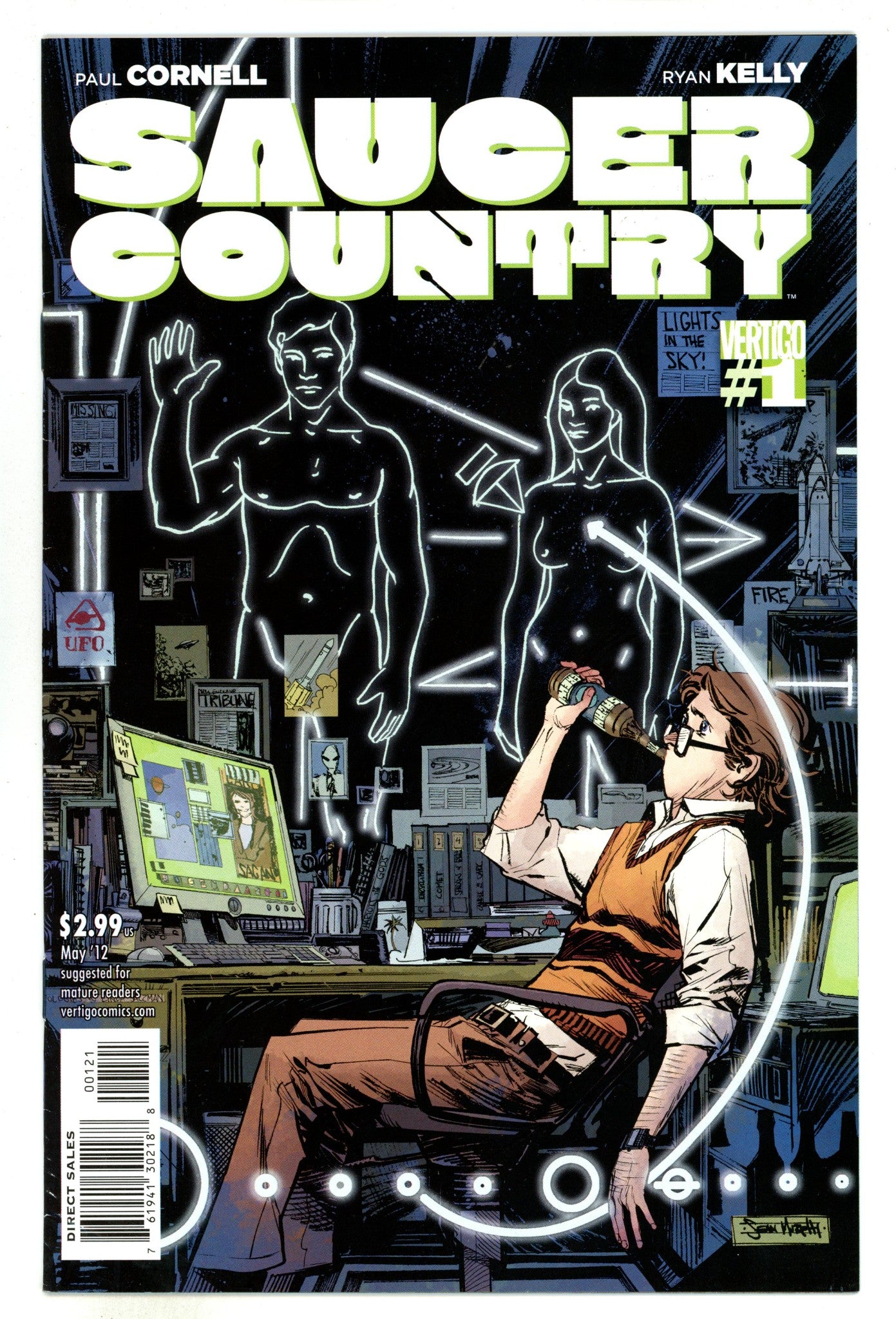 Saucer Country 1 FN/VF (7.0) (2012) Murphy Incentive Variant 
