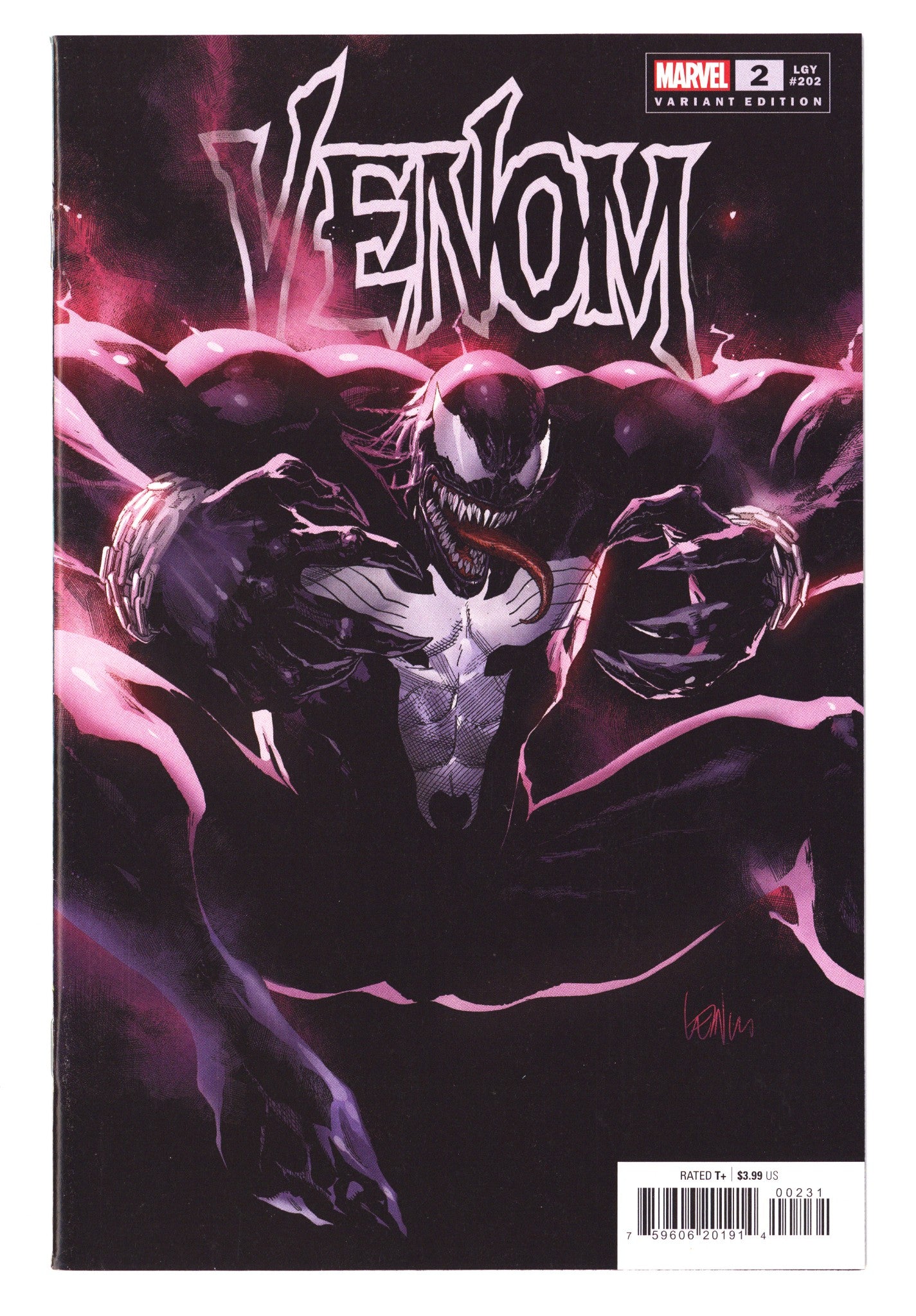 Venom Vol 5 2 (202) VF/NM (9.0) (2022) Yu Incentive Variant 