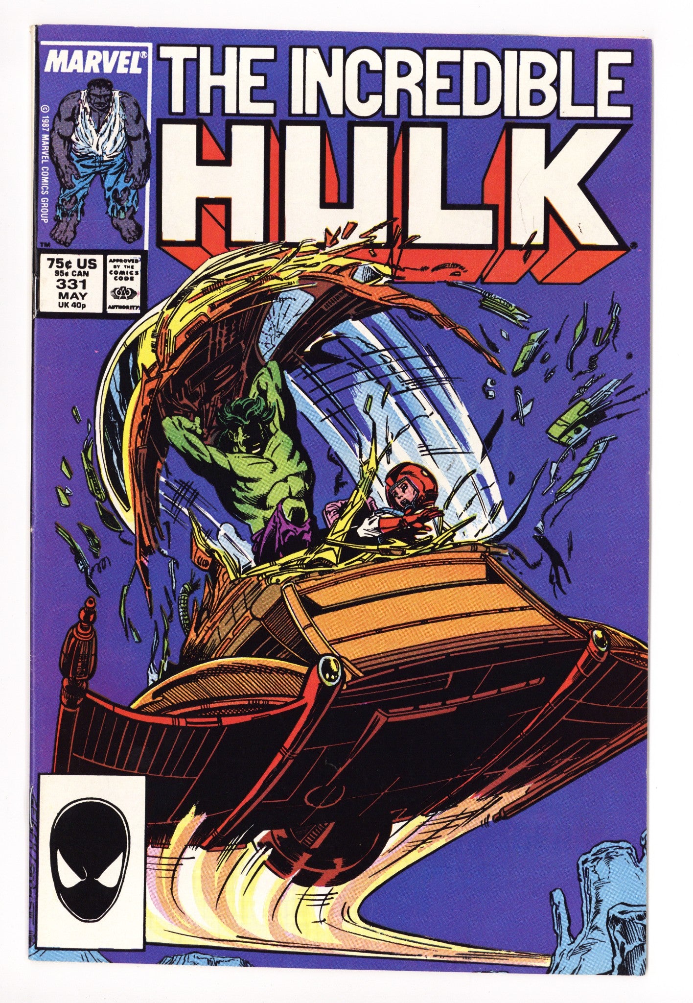 The Incredible Hulk Vol 1 331 VF- (7.5) (1987) 