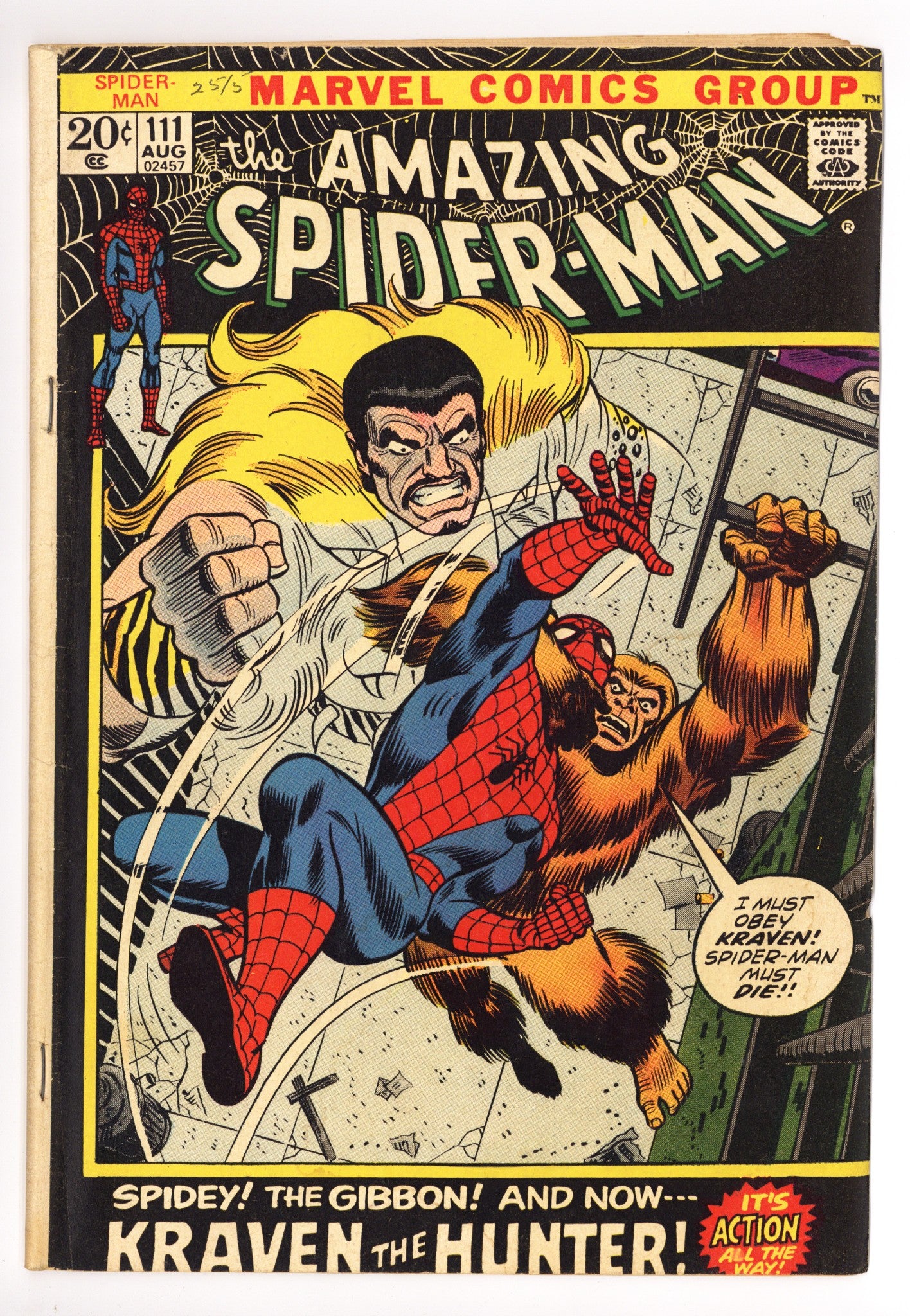 The Amazing Spider-Man Vol 1 111 GD/VG (3.0) (1972) 