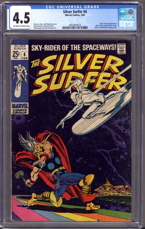 The Silver Surfer Vol 1 4 CGC 4.5 (VG+) (1969)