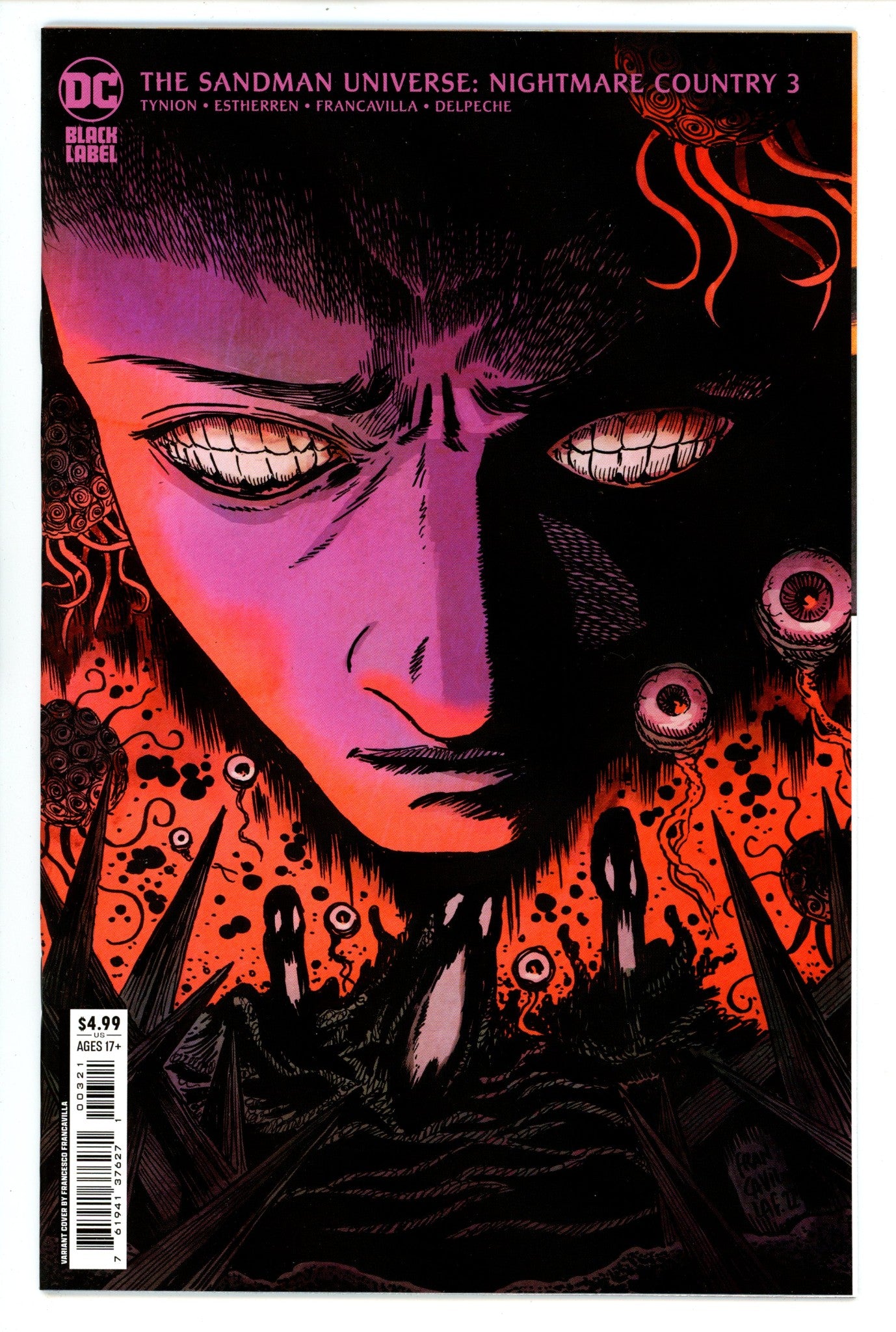 The Sandman Universe: Nightmare Country3High Grade(2022) FrancavillaVariant