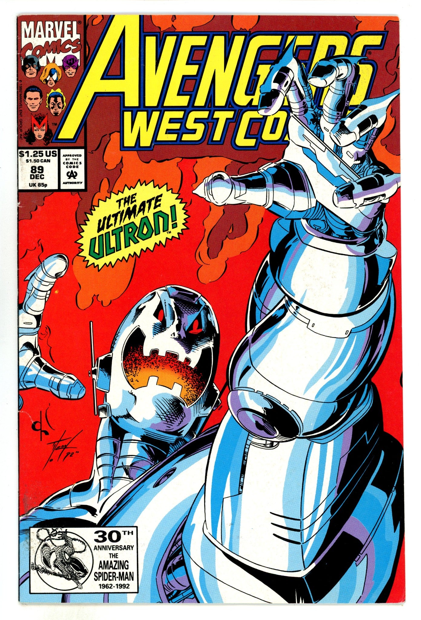 Avengers West Coast Vol 2 89  Mid Grade  (1992)  