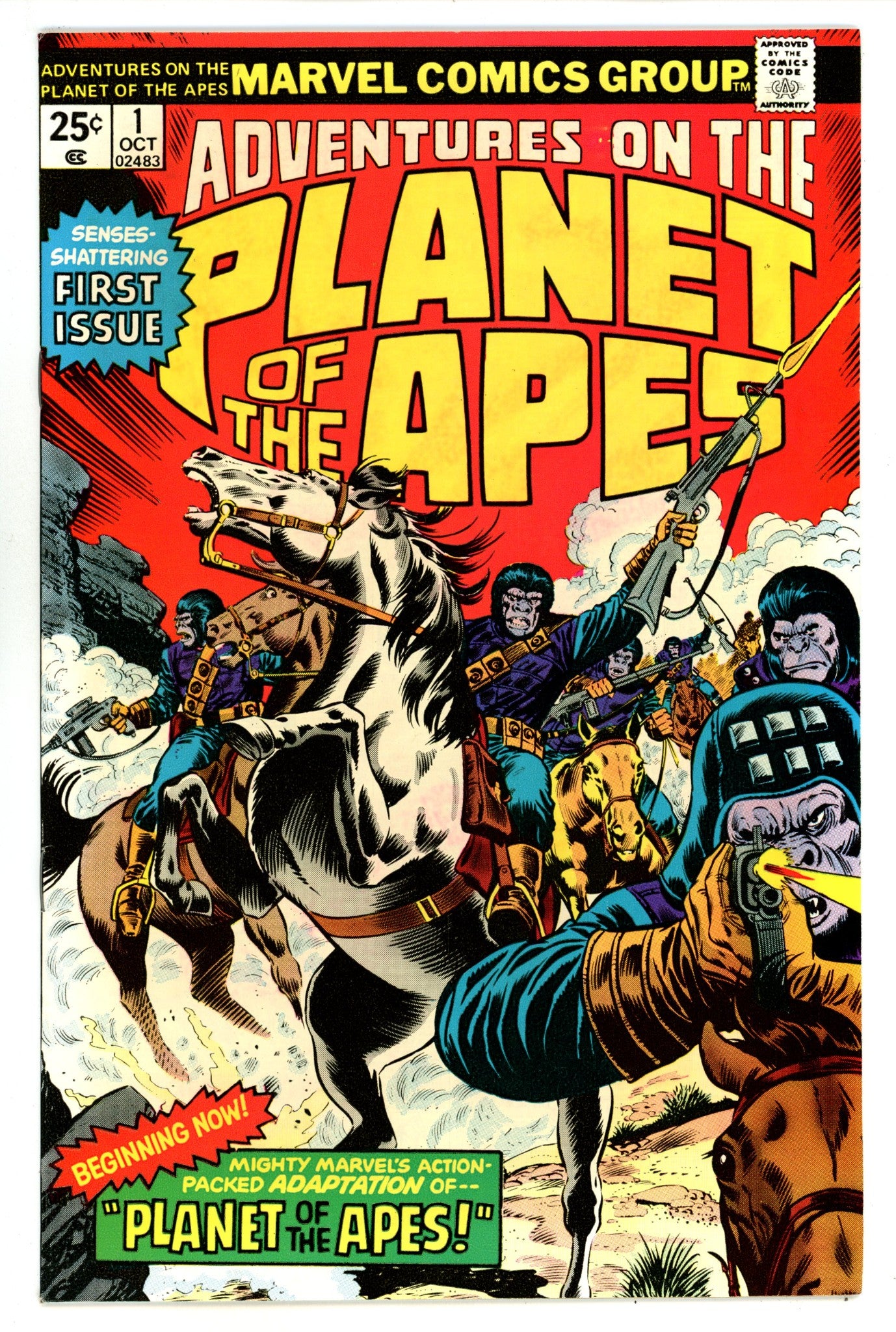Adventures on the Planet of the Apes 1 VF- (7.5) (1975) 