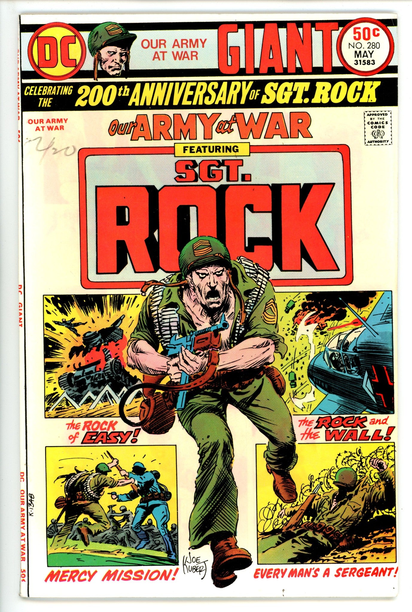 Our Army at War Vol 1 280 VF (8.0) (1975) 