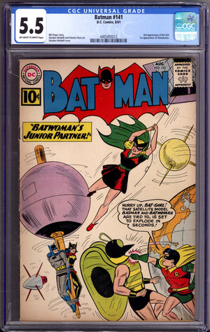 Batman Vol 1 141 CGC 5.5 (FN-) (1961)