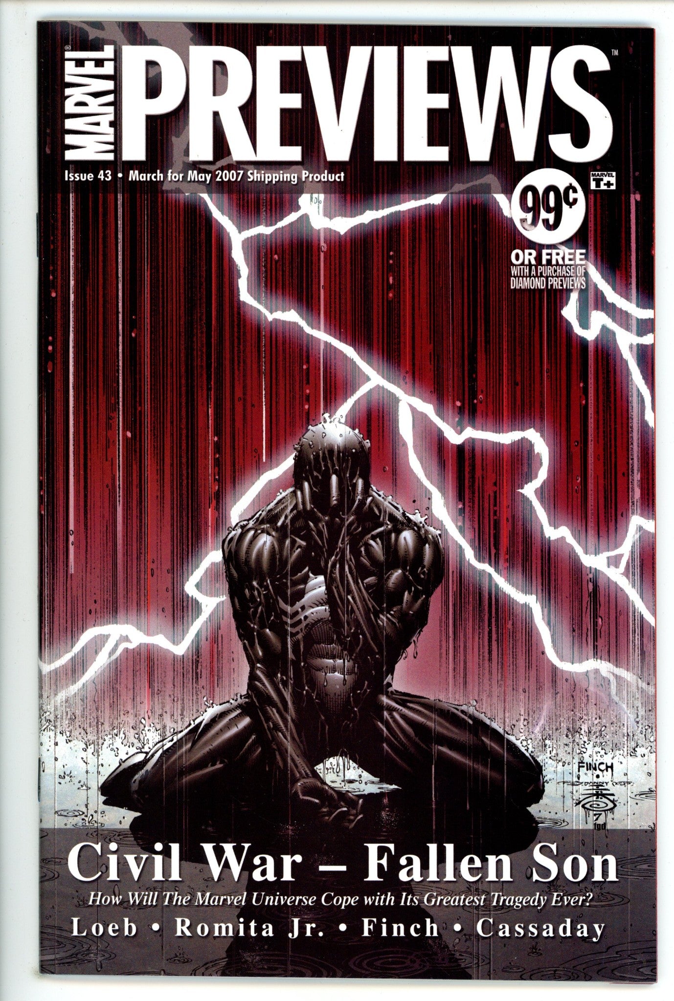 Marvel Previews Vol 1 43 High Grade (2007) 
