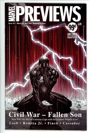 Marvel Previews Vol 1 43 High Grade (2007)