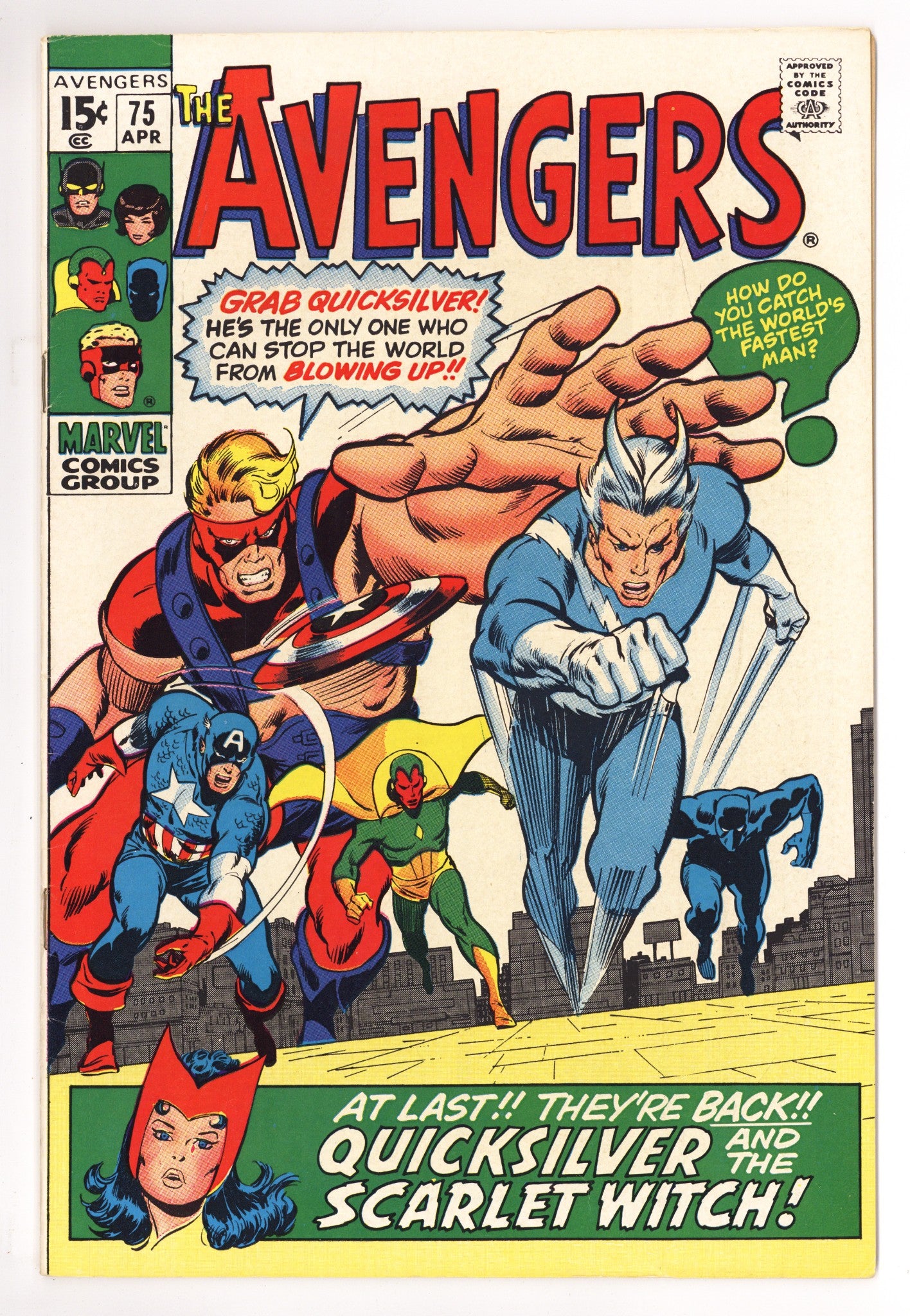 The Avengers Vol 1 75 VF- (7.5) (1970) 