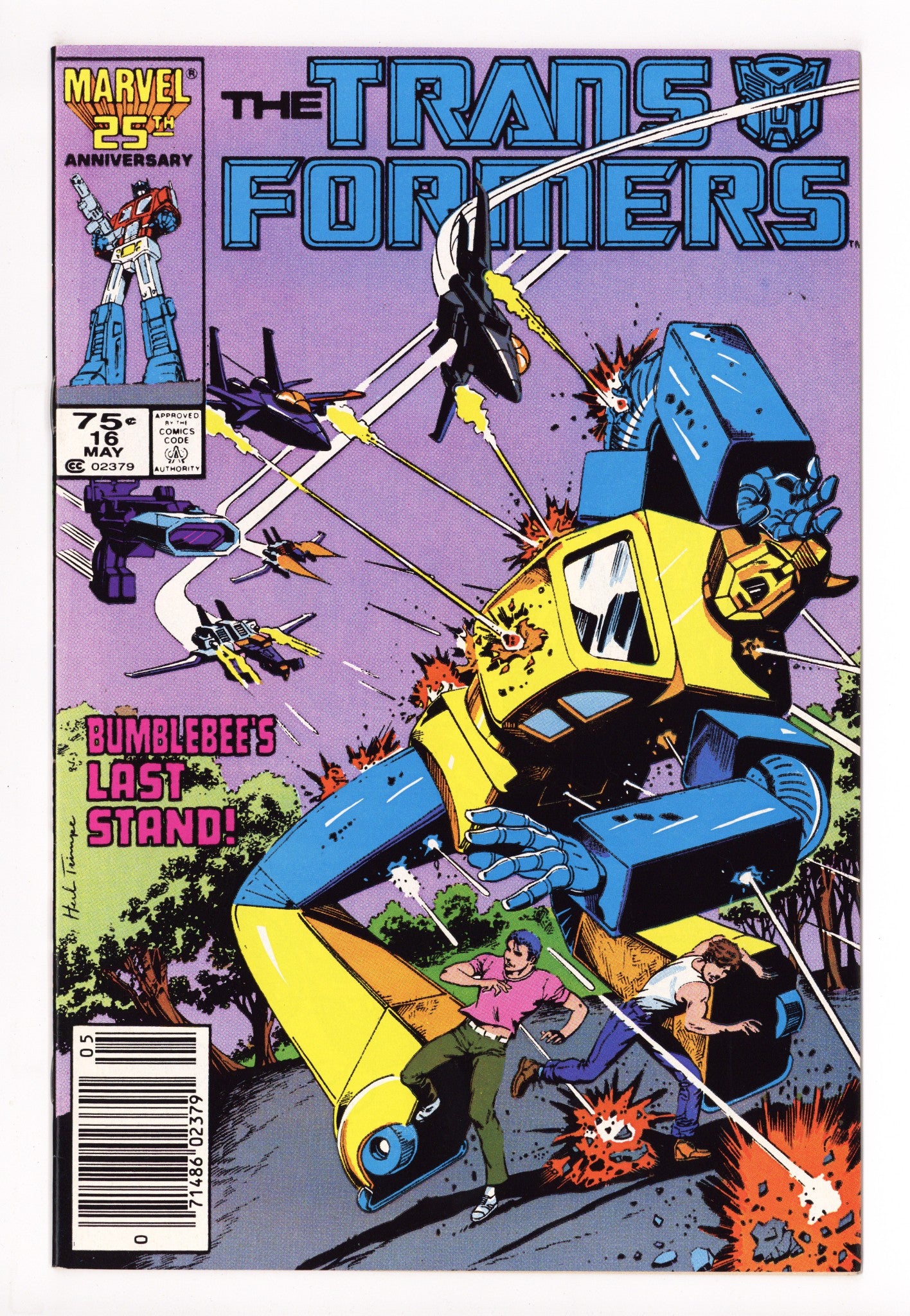 The Transformers 16 High Grade (1986) Newsstand 