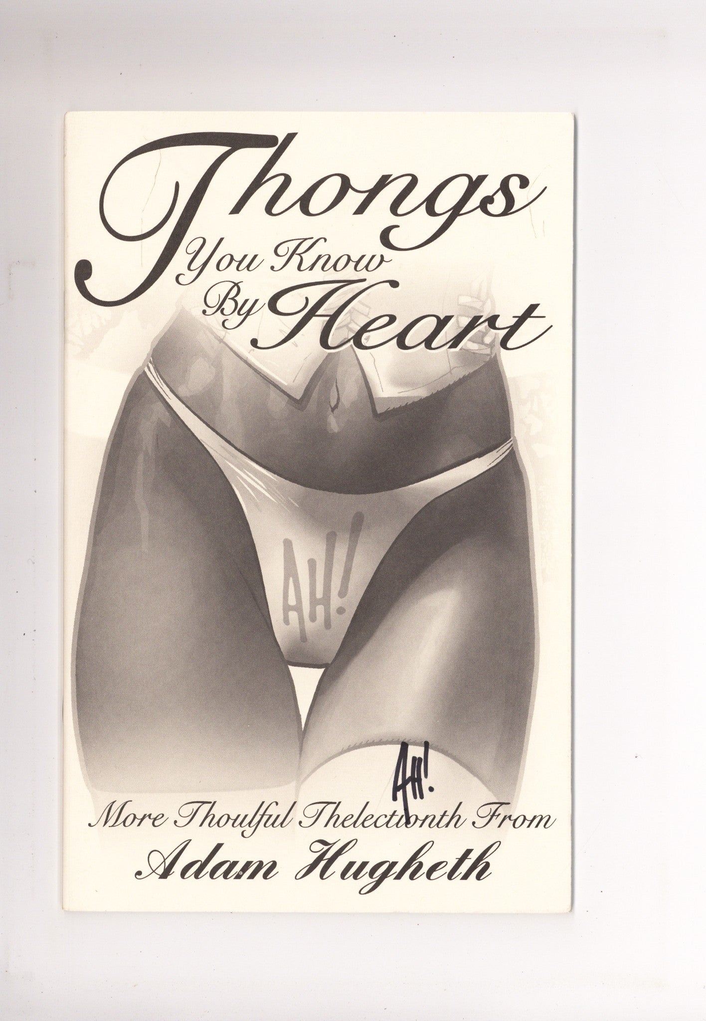Adam Hughes Sketchbook: Thongs You Know By Heart [nn] NM- (9.2) (2007) Signed x1 Cover Adam Hughes 