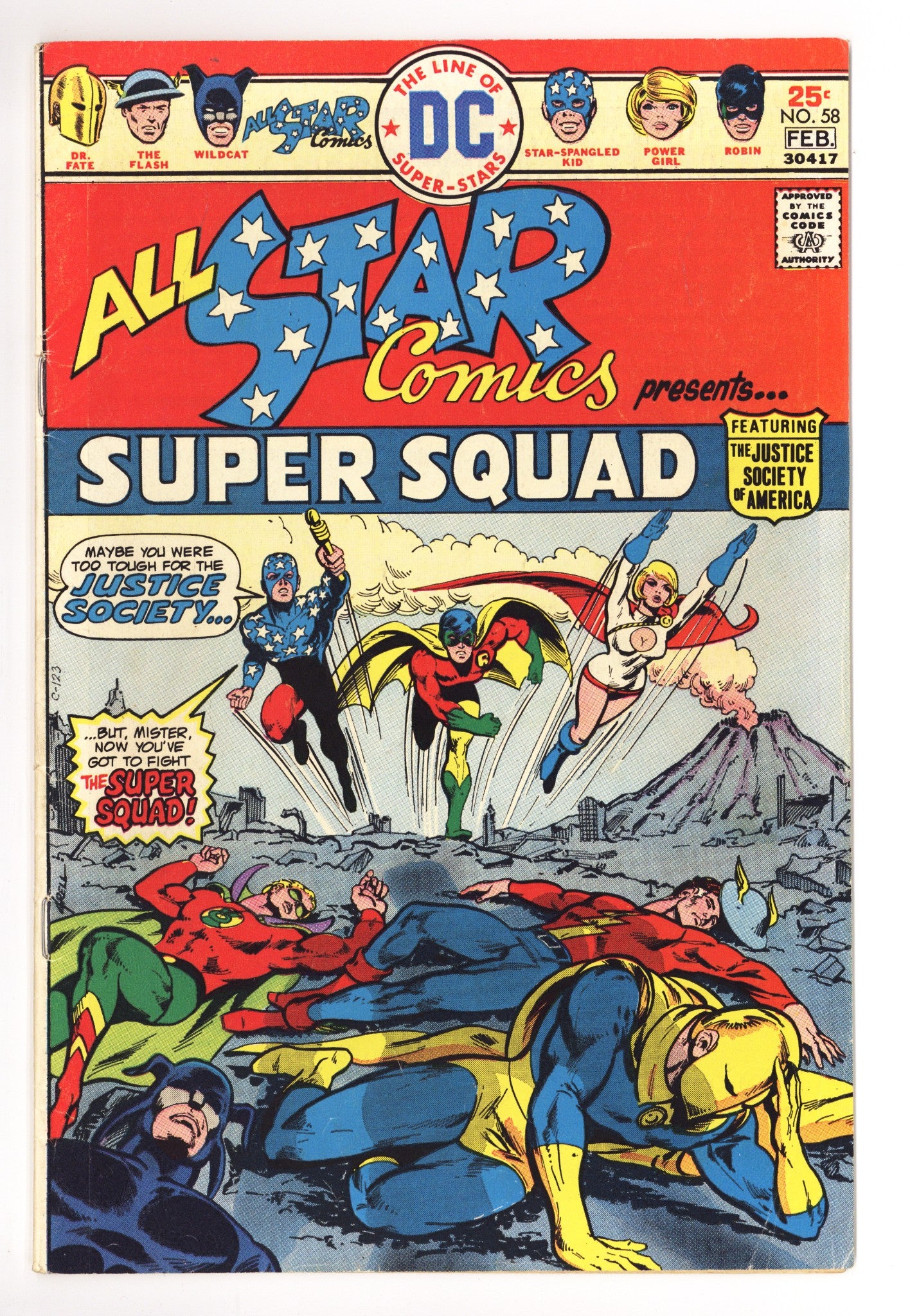 All-Star Comics Vol 1 58 FN- (5.5) (1976) 