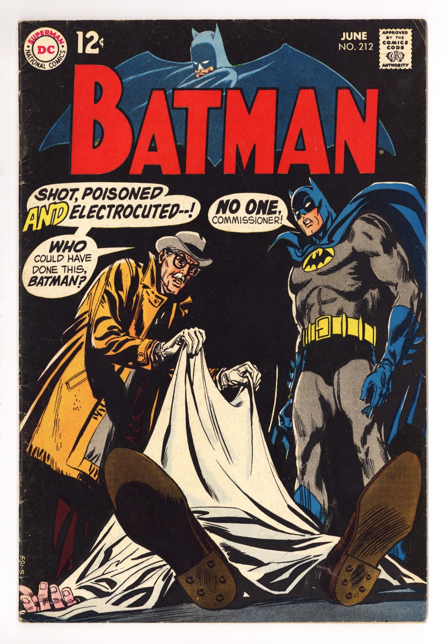 Batman Vol 1 212 VG+ (4.5) (1969) 