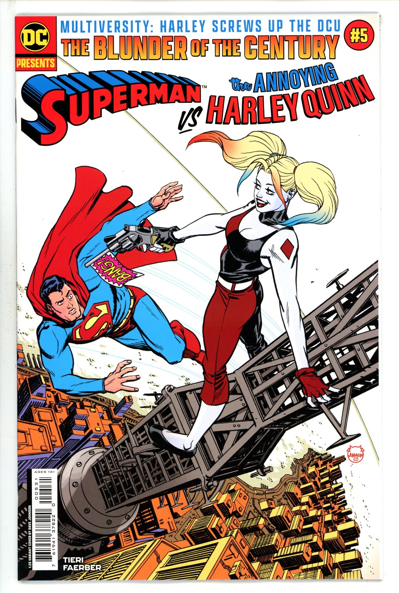 Multiversity: Harley Screws Up The DCU 5 Johnson Homage Incentive Variant NM (2023)