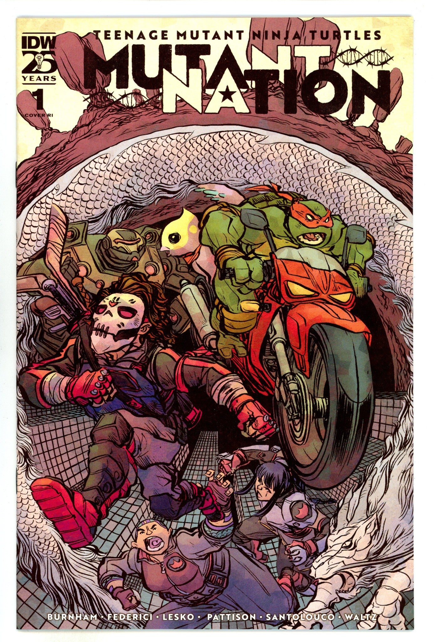 Teenage Mutant Ninja Turtles: Mutant Nation 1 VF/NM (9.0) (2024) Lawson Incentive Variant 