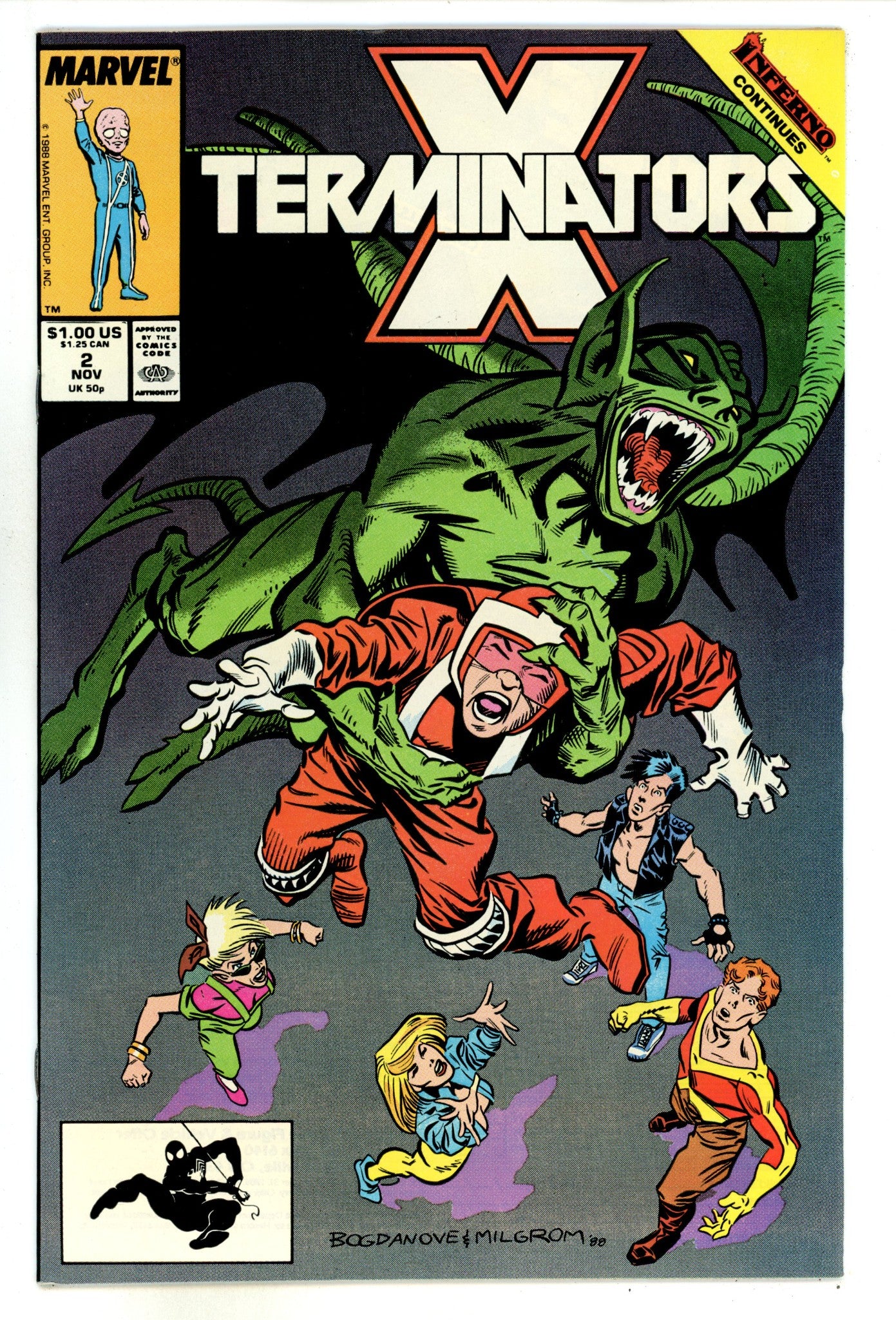 X-Terminators Vol 1 2 High Grade (1988) 