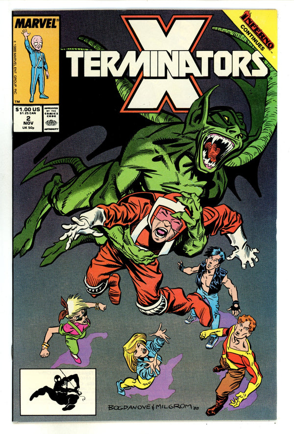 X-Terminators Vol 1 2 High Grade (1988)