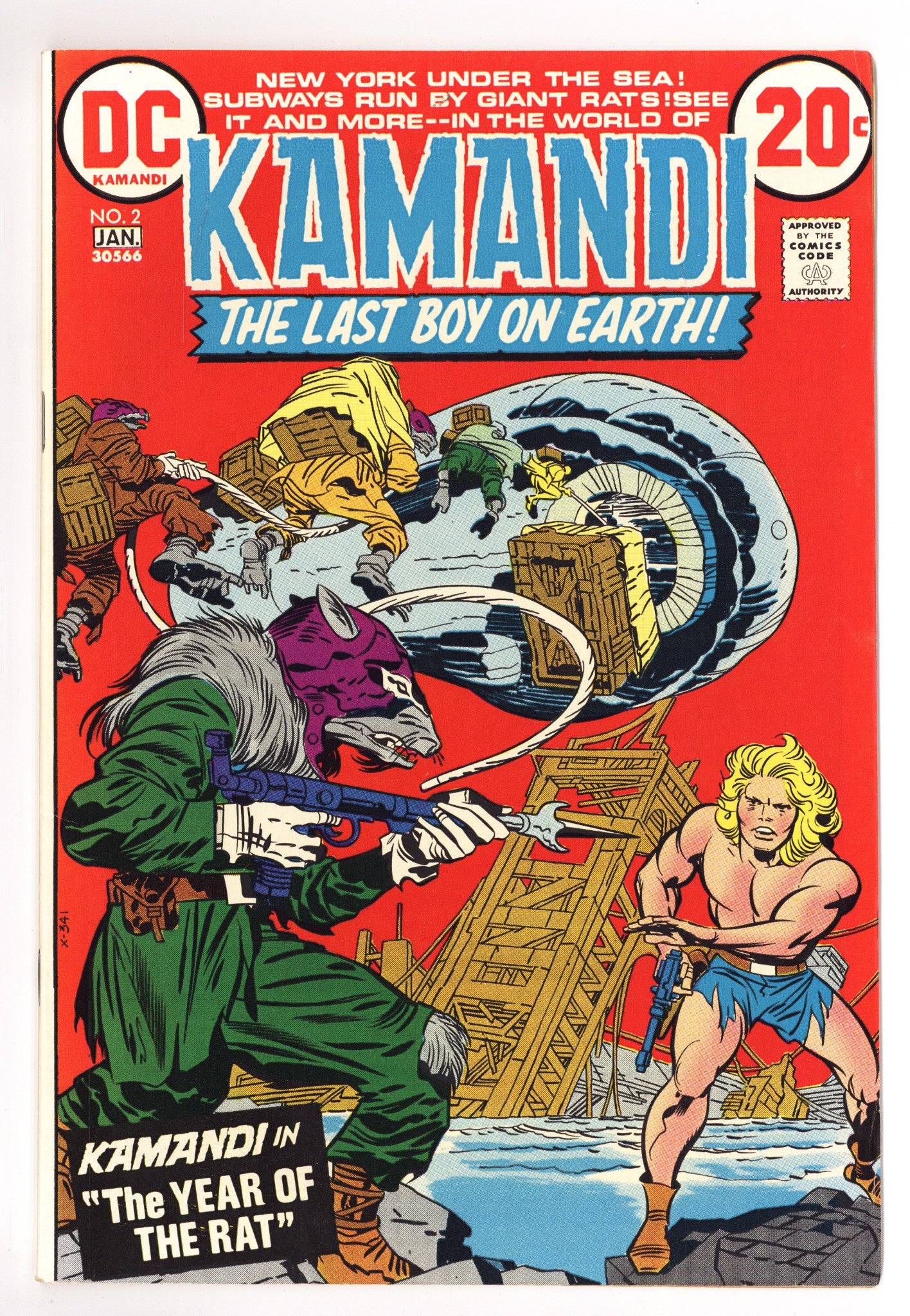 Kamandi, the Last Boy on Earth 2 Low Grade (1972) 