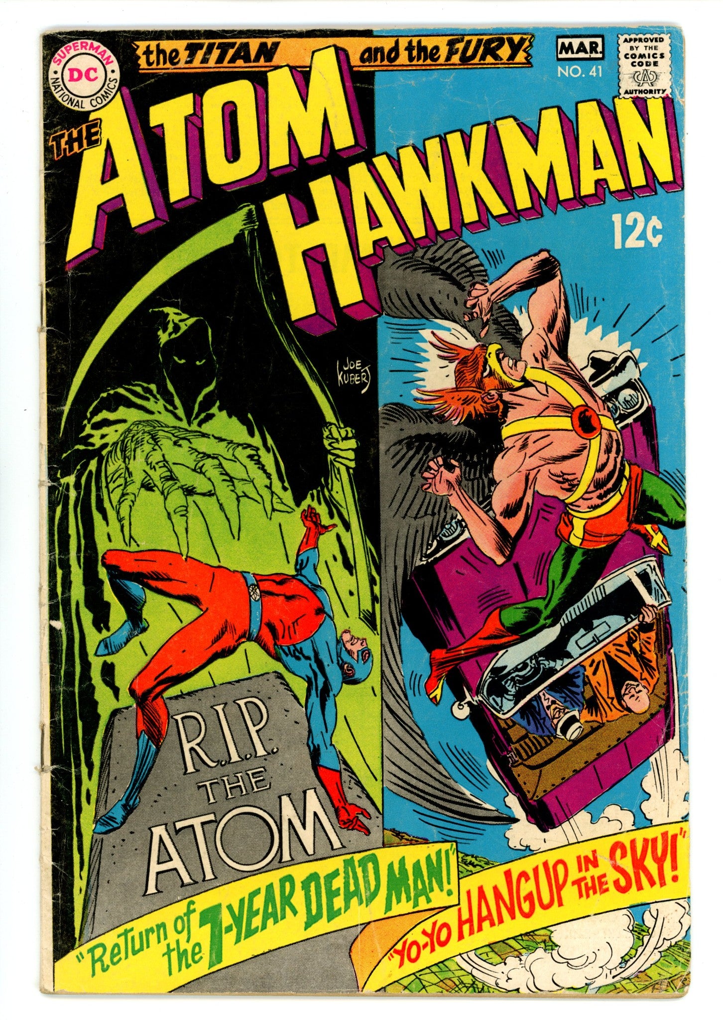 The Atom & Hawkman 41 VG- (3.5) (1969) 