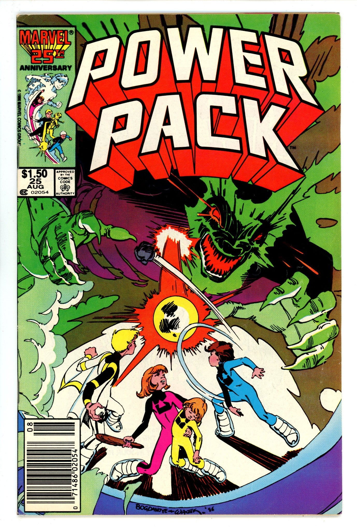 Power Pack Vol 1 25 VG+ (4.5) (1986) Canadian Price Variant 