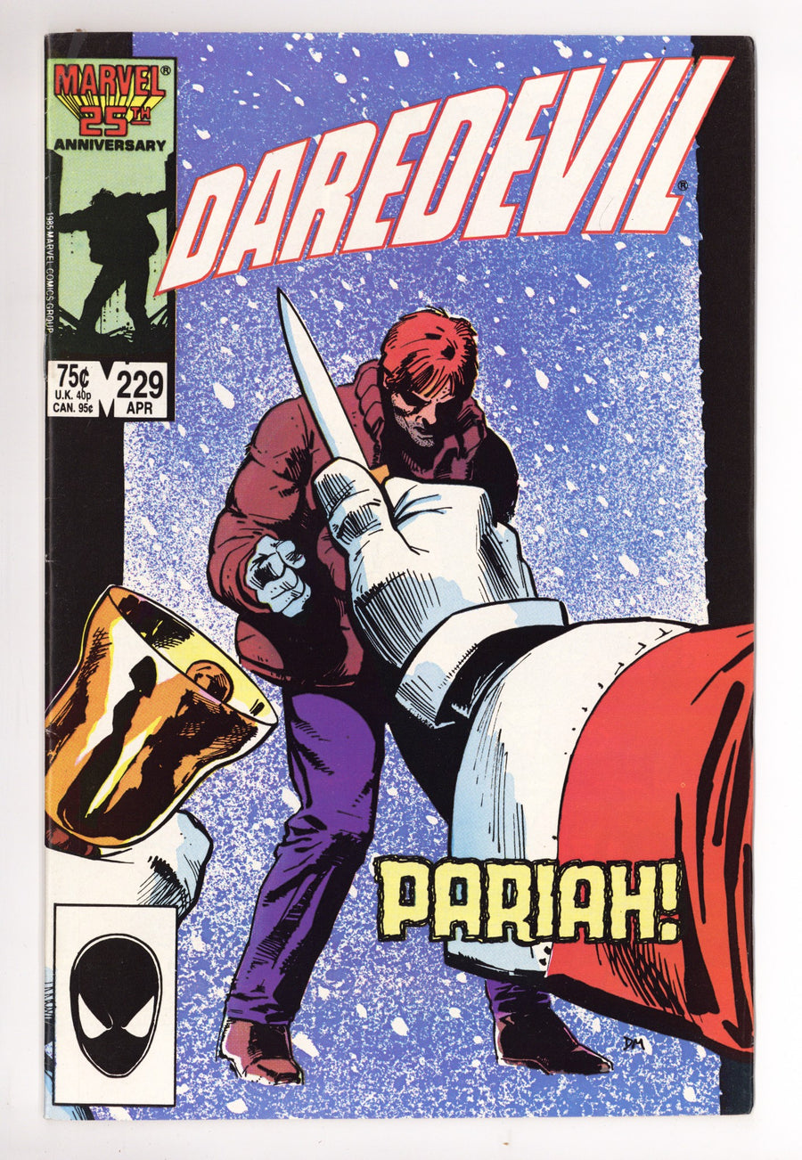 Daredevil Vol 1 229 Low Grade (1986) 