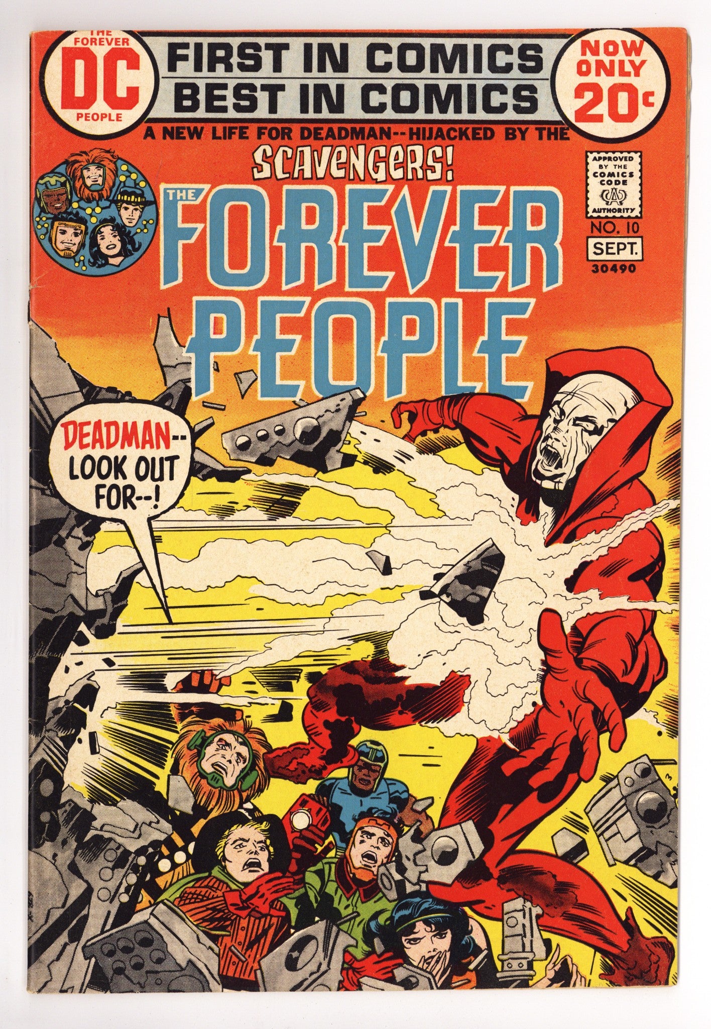 The Forever People Vol 1 10 Mid Grade (1972) 