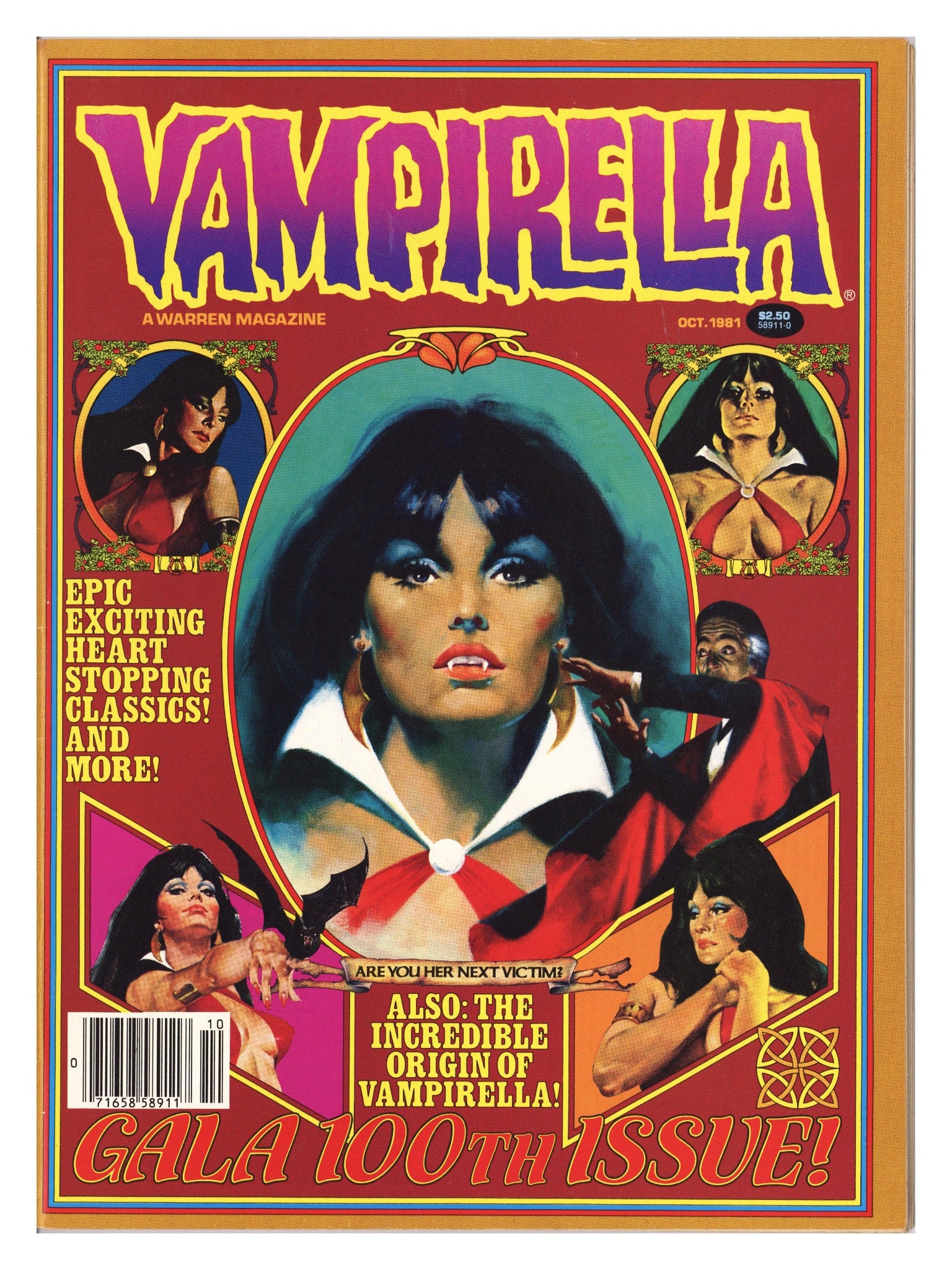 Vampirella Vol 1 100 FN/VF (7.0) (1981) Canadian Price Variant 