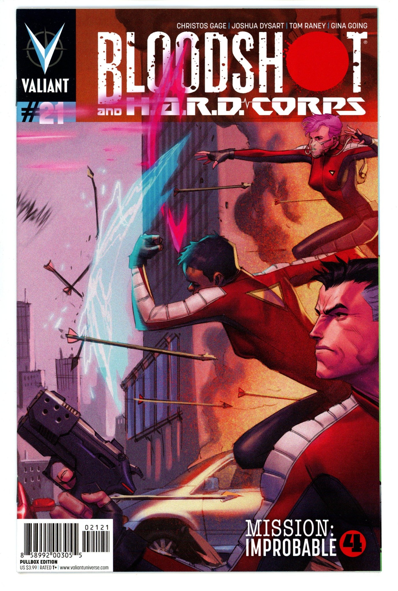 Bloodshot and H.A.R.D.Corps Vol 3 21 High Grade (2014) Molina Variant 
