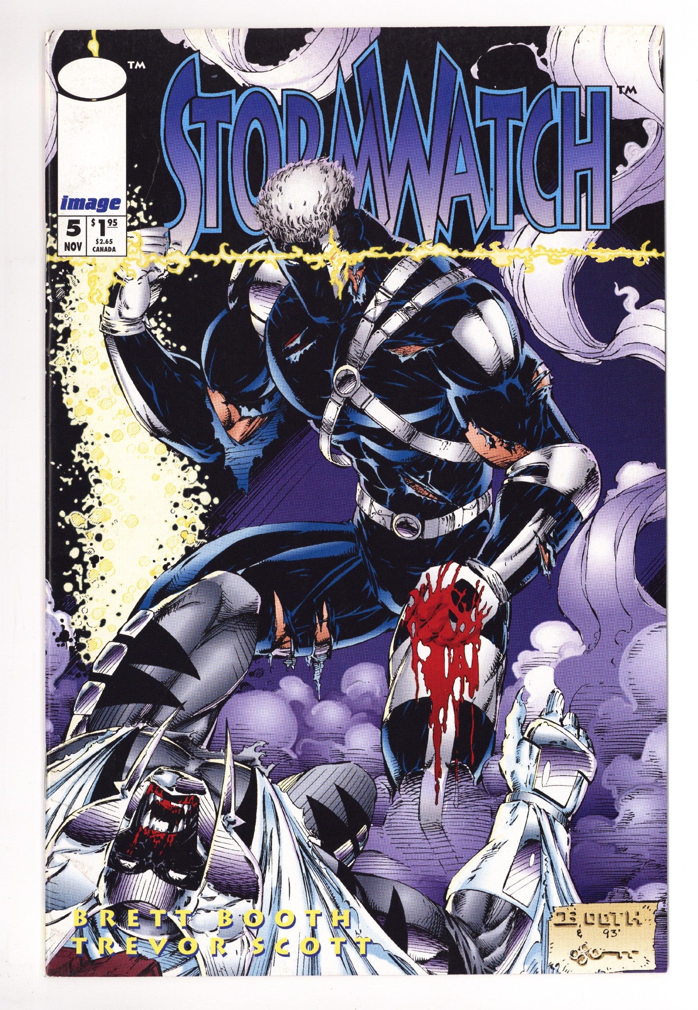 Stormwatch Vol 1 5 Mid Grade (1993) 
