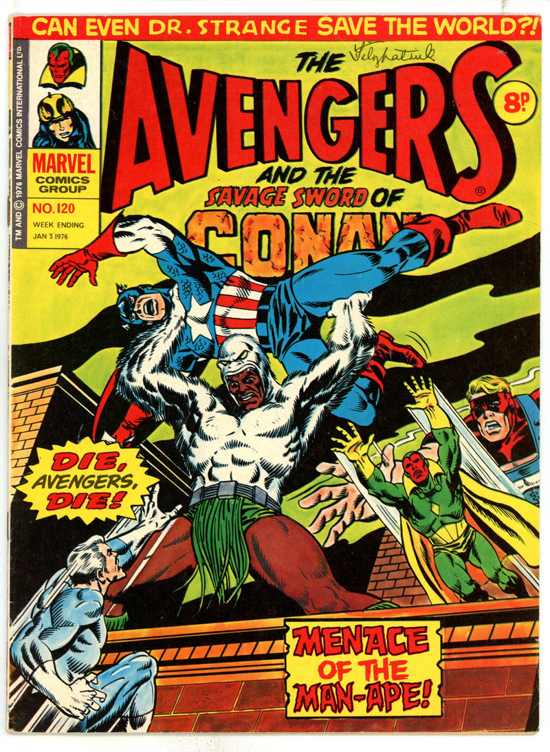 The Avengers 120 FN- (5.5) (1976) 