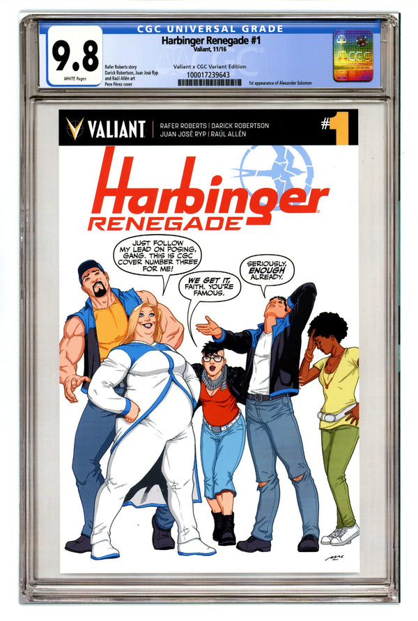Harbinger Renegade 1 High Grade (2016) P‚àö¬©rez Variant