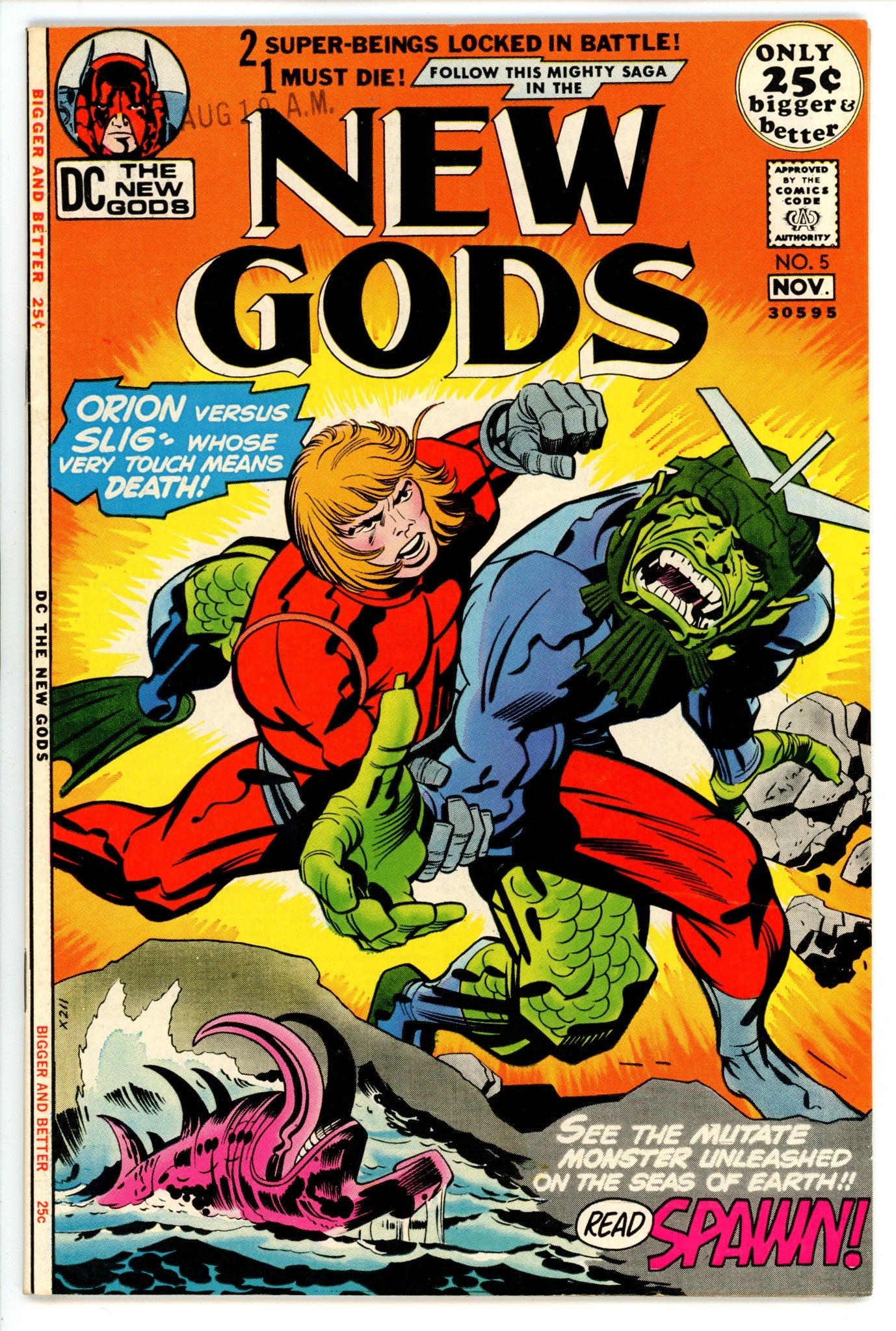 The New Gods Vol 1 5 VF/NM (9.0) (1971) 