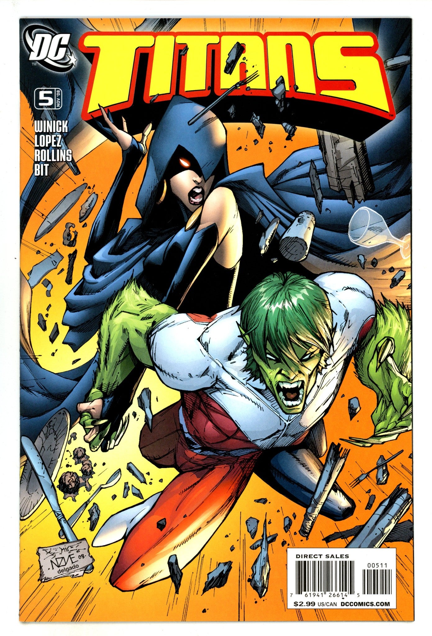Titans Vol 2 5 High Grade (2008) 