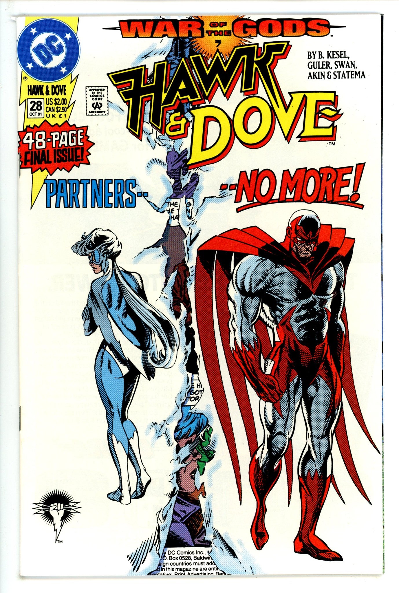 Hawk and Dove Vol 3 28 (1991)