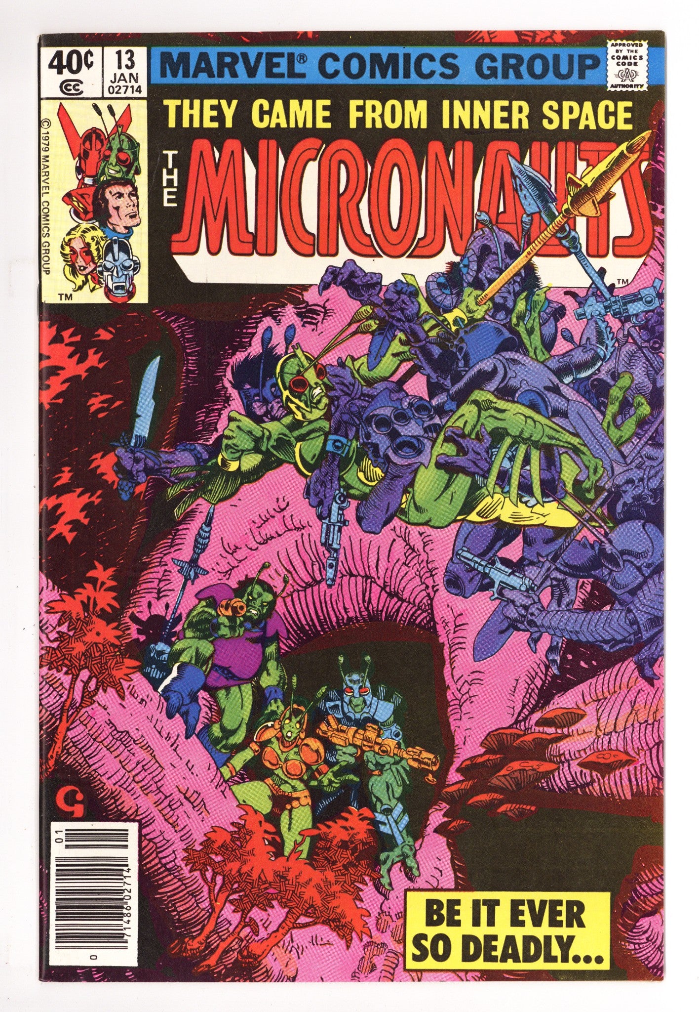 Micronauts Vol 1 13 Mid Grade (1980) Newsstand 