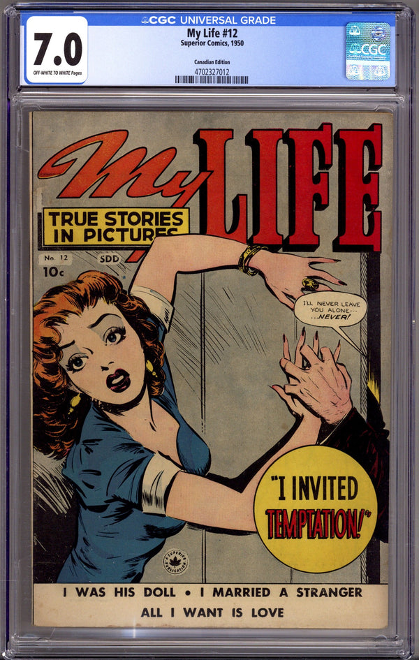 My Life 12 CGC 7.0 (FN/VF) (1950) Canadian Edition