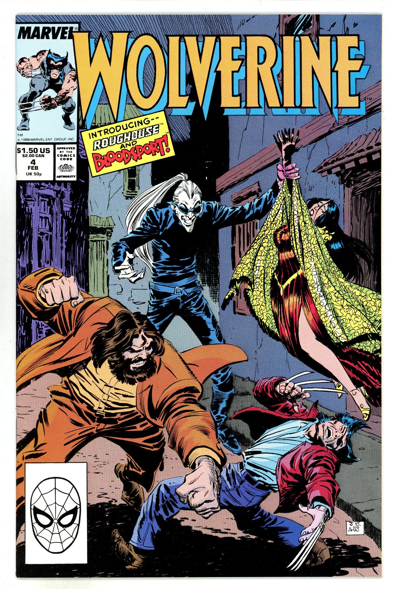 Wolverine Vol 2 4 High Grade (1989) 