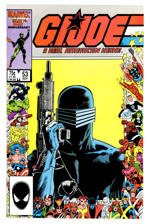 G.I. Joe, A Real American Hero 53 VF- (7.5) (1986)