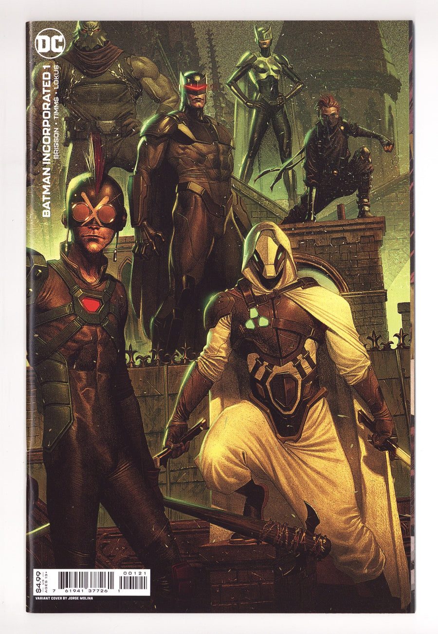 Batman Incorporated Vol 3 1 High Grade (2022) Molina Variant 