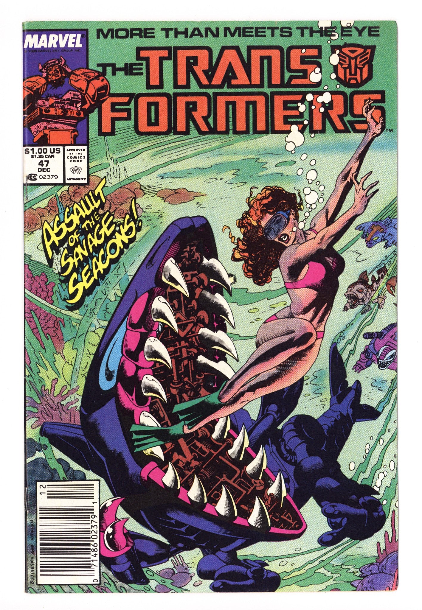 The Transformers 47 Mid Grade (1988) Newsstand 