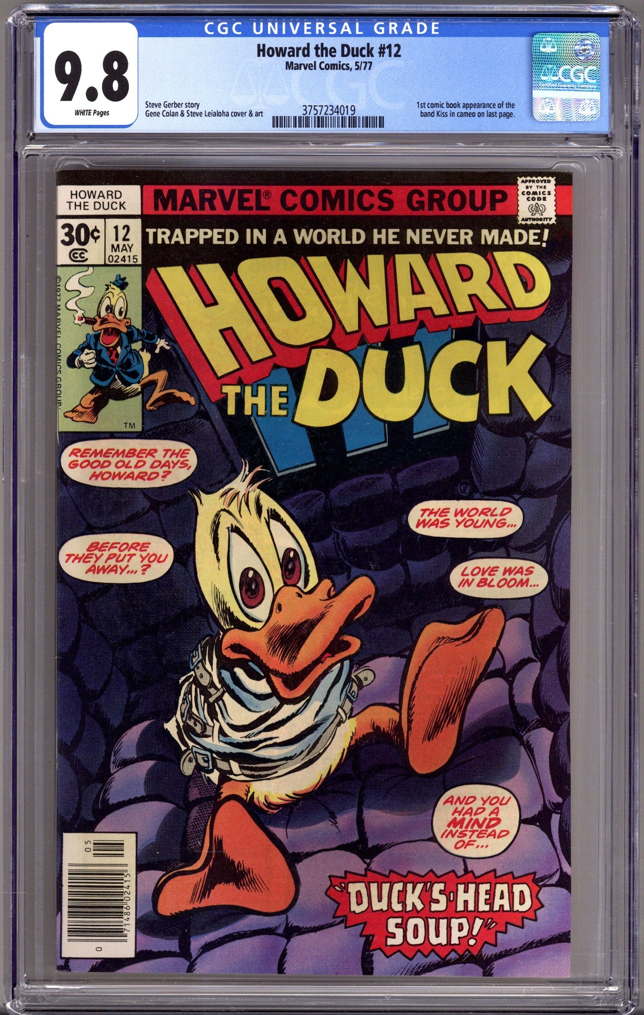 Howard the Duck Vol 1 12 CGC 9.8 (NM/M) (1977) 