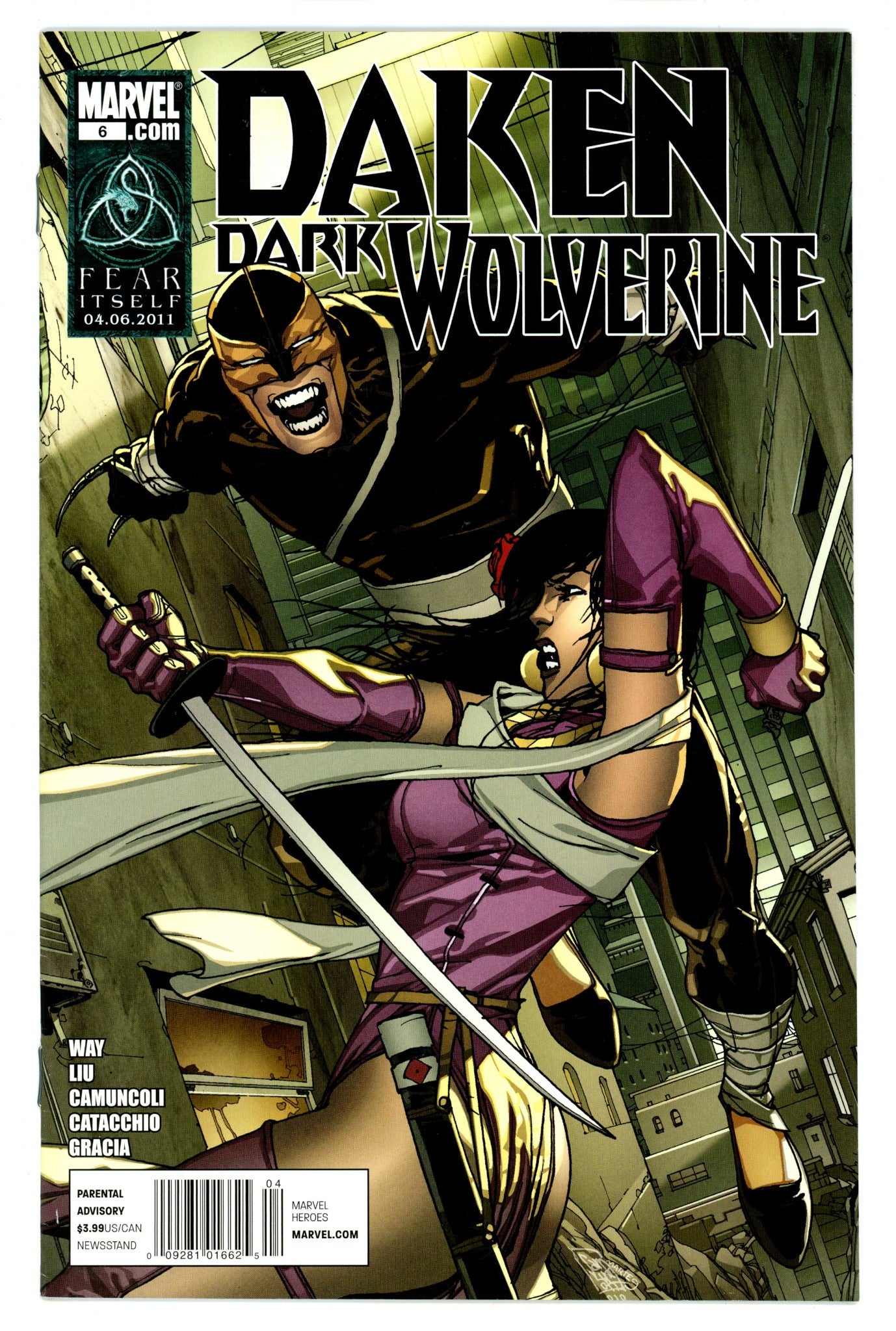 Daken: Dark Wolverine 6 VG- (3.5) (2011) Newsstand 