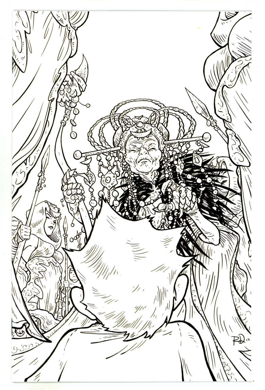 Grace Randolph's Supurbia 2 VF+ (8.5) (2012) Dauterman B&W Virgin Incentive Variant 