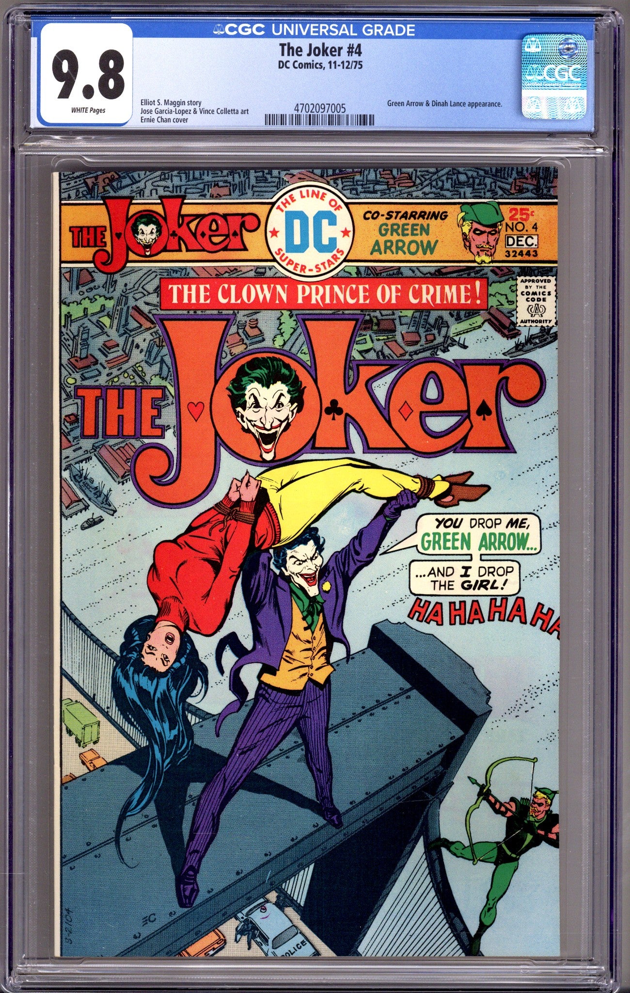 The Joker Vol 1 4 CGC 9.8 (NM/M) (1975) 