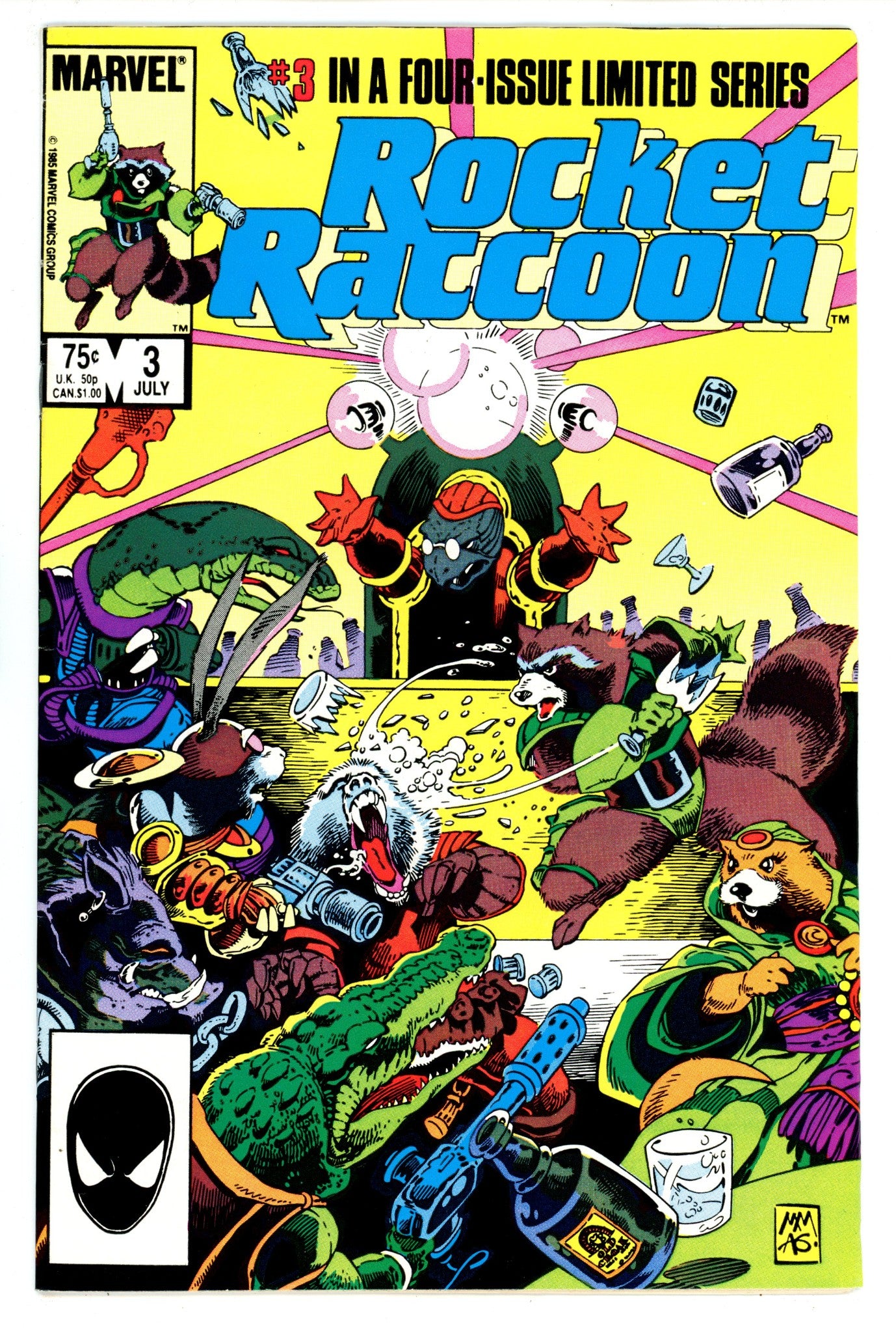 Rocket Raccoon Vol 1 3 FN+ (6.5) (1985) 