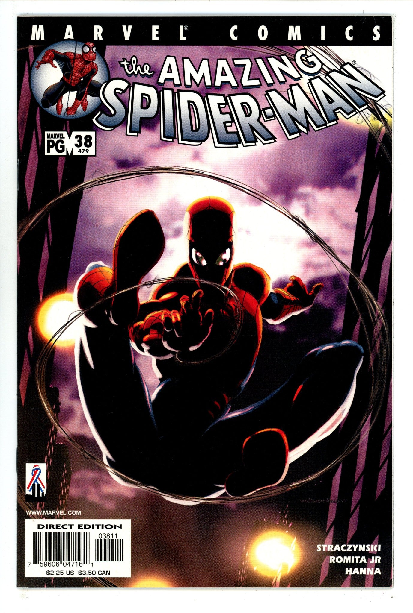 The Amazing Spider-Man Vol 2 38 (479) VF/NM (9.0) (2002) 