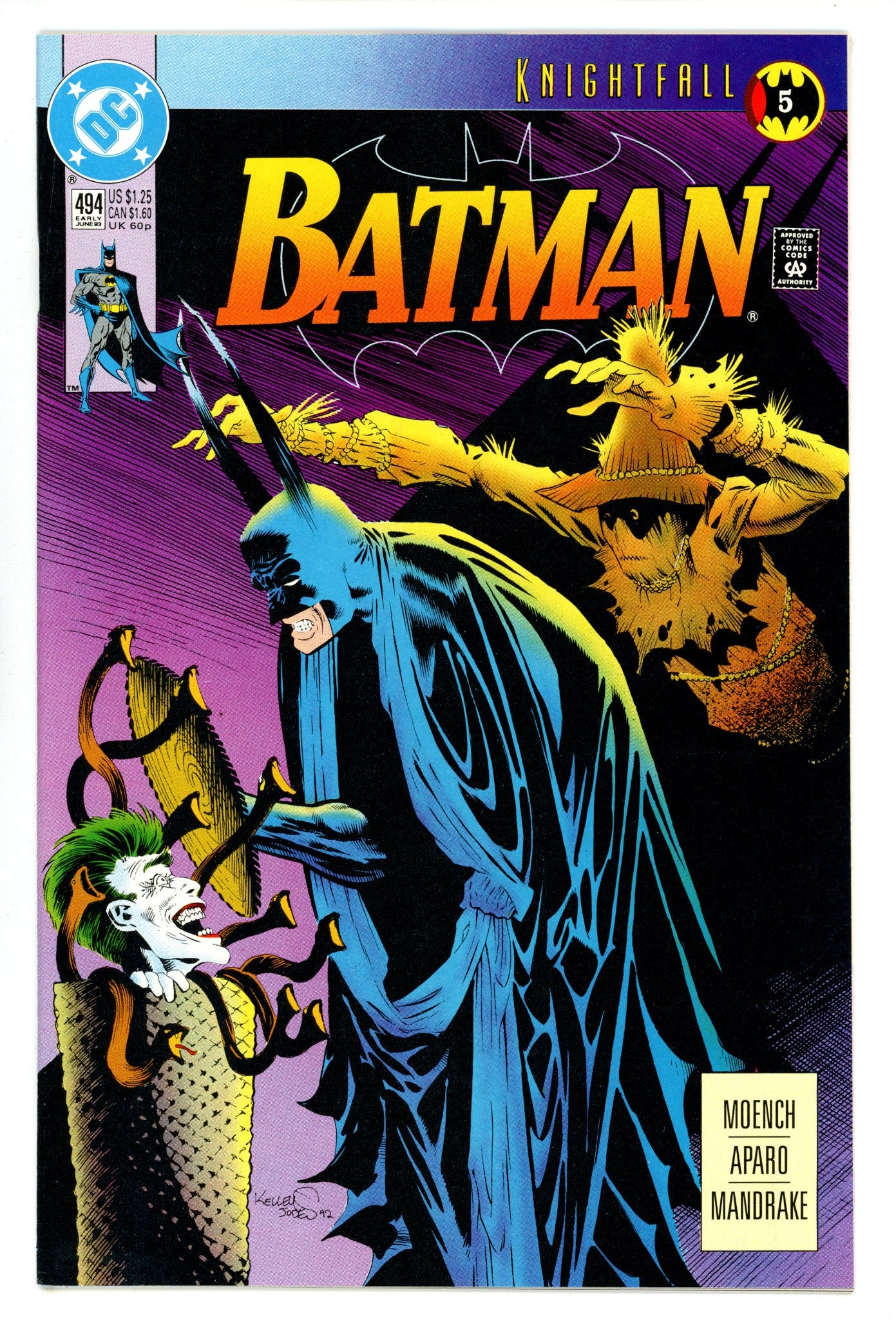 Batman Vol 1 494 High Grade (1993) 
